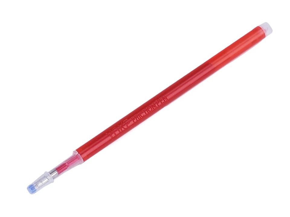 Stylo de tailleur pour tissu à effet effaçable - rouge