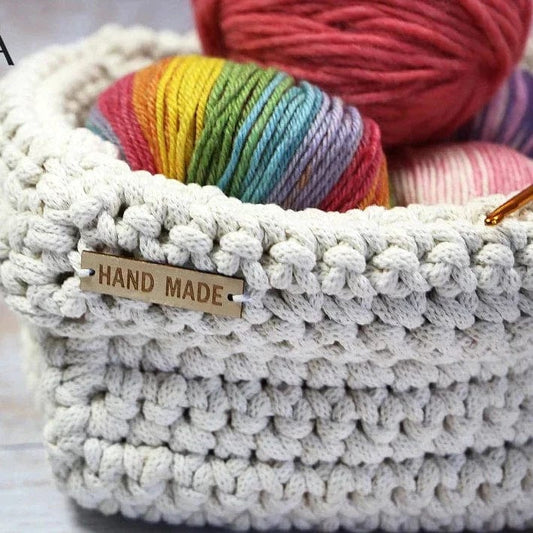 Cordon en coton 5 mm blanc lait