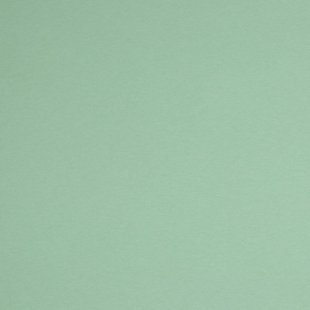 Jersey matelassé en coton - vert clair 285 g/m²