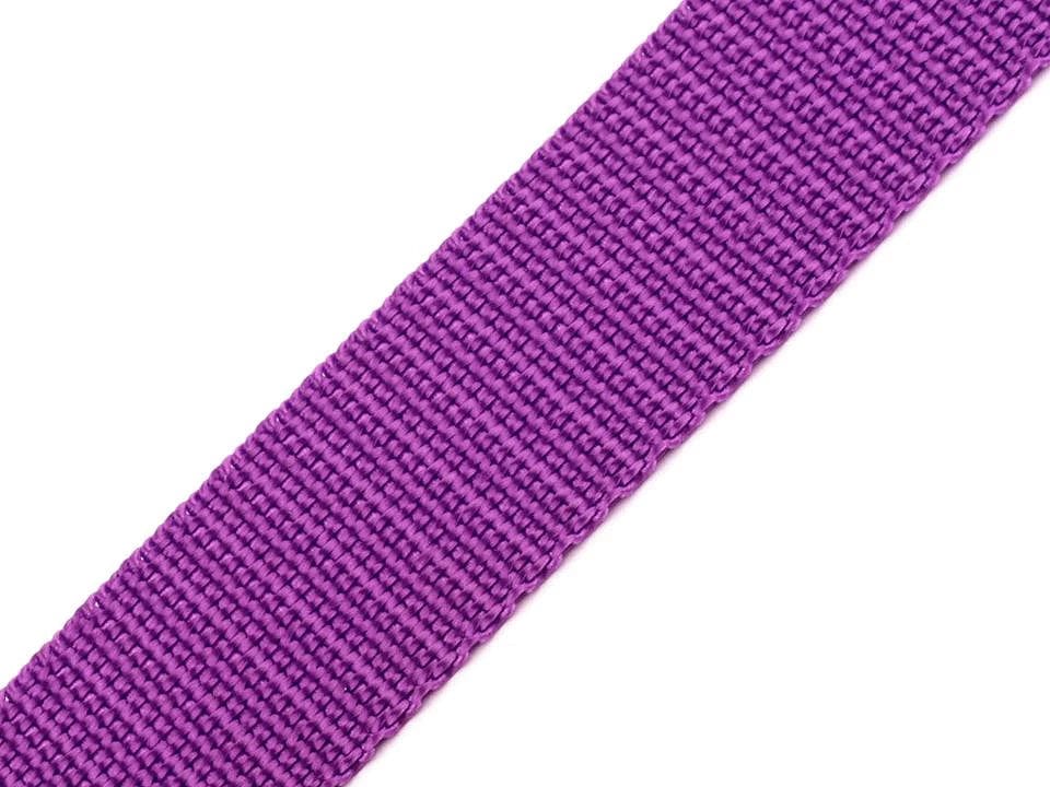 Ribbon for bags and straps, 30 mm, purple