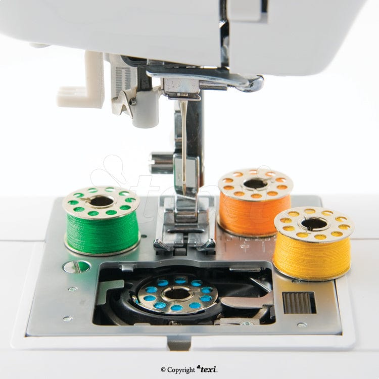Canette métallique pour machines à coudre domestiques Ø 20.4 mm, lot de 3 pièces
