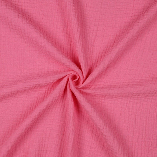 Musselin in Barbie-Rosa 125 g/m²
