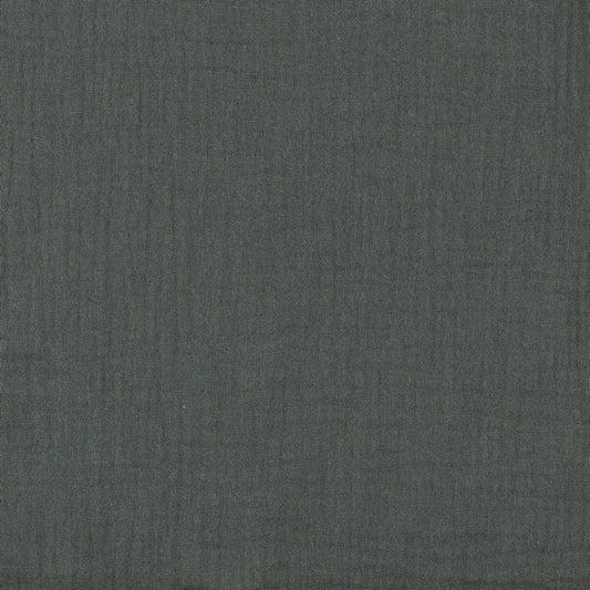 Dunkelgrauer Musselin 125 g/m²