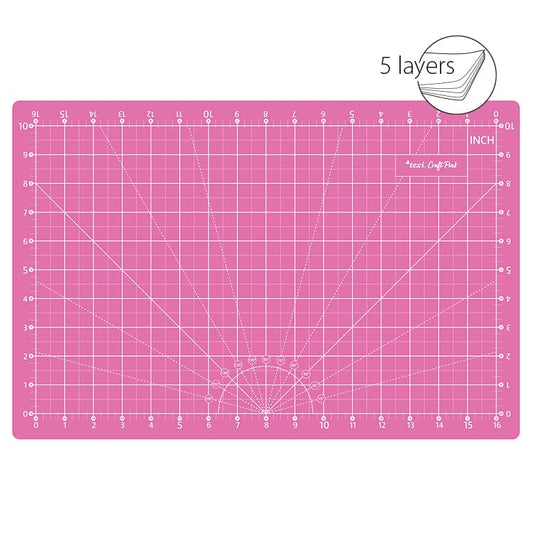 Tapis de découpe 45x30 cm-rose
