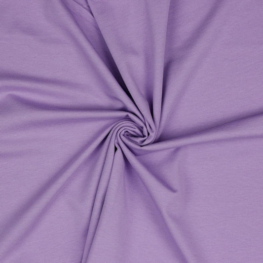 Jersey de coton fin lavande 215 g/m²