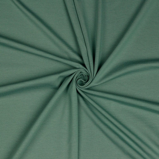 Jersey fin en coton - menthe foncée 215 g/m²