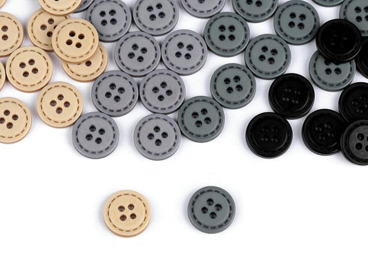 alt
Boutons en plastique 11 mm gris-bleu