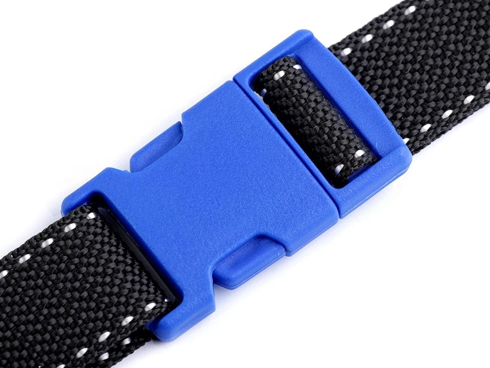 Boucle-clip en plastique 25 mm, blanc (lot de 5 pièces)