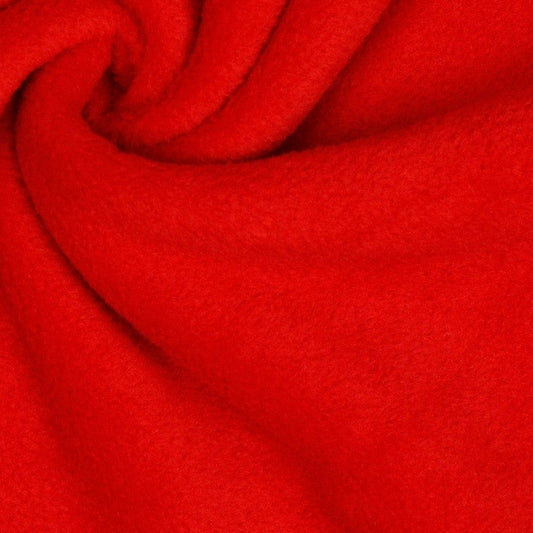 Premium Anti-Pilling Fleece fabric-red 240 g/m²