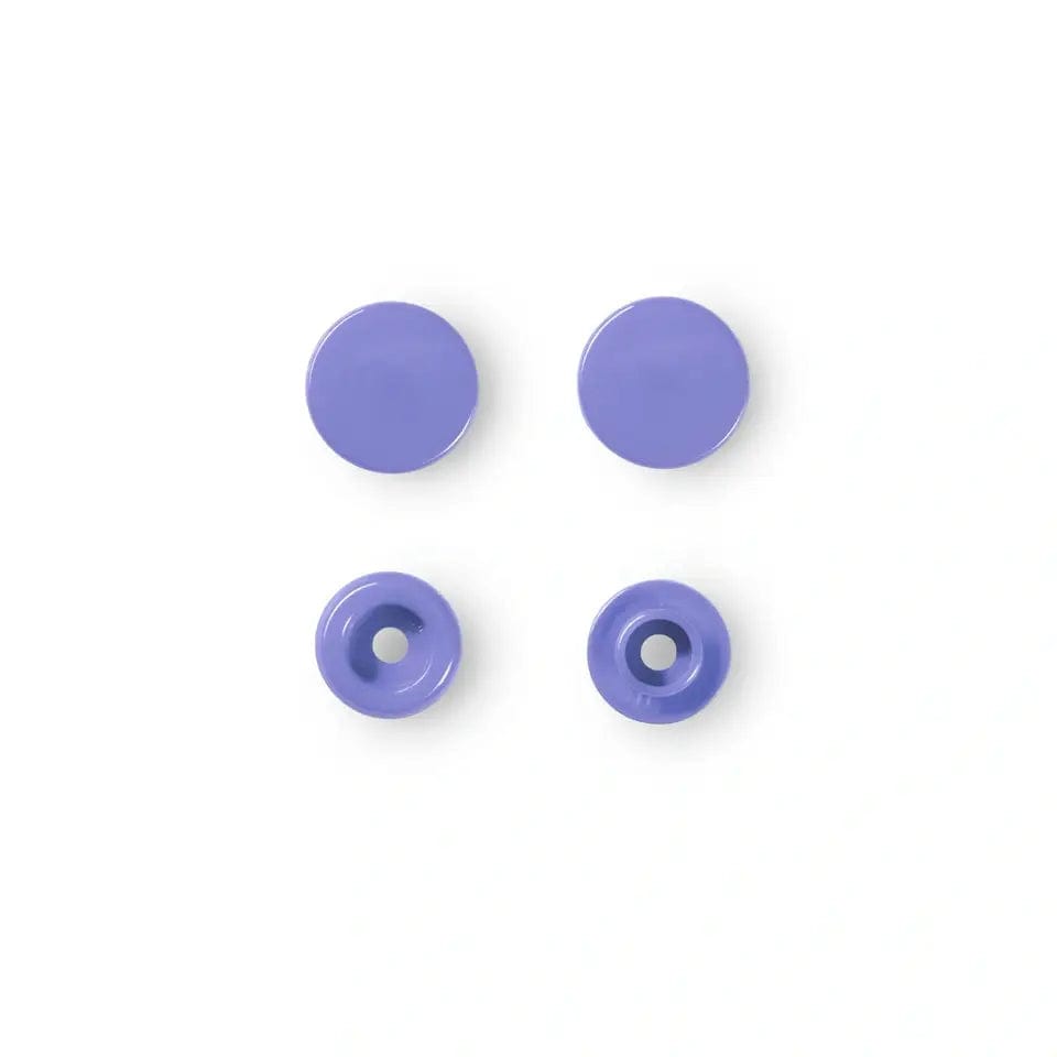 Boutons-pression PRYM Ø12,4 mm, 30 pièces, lilas