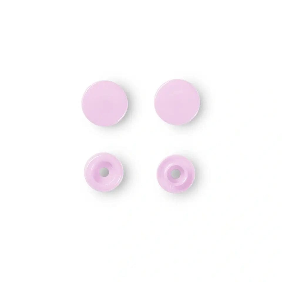 PRYM Boutons-pression Ø12.4 mm 30 pièces rose