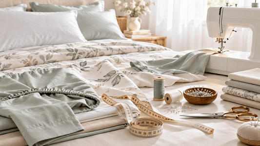 How much fabric do you need for bedding? Fabric calculator - Charlotte's Fabrics