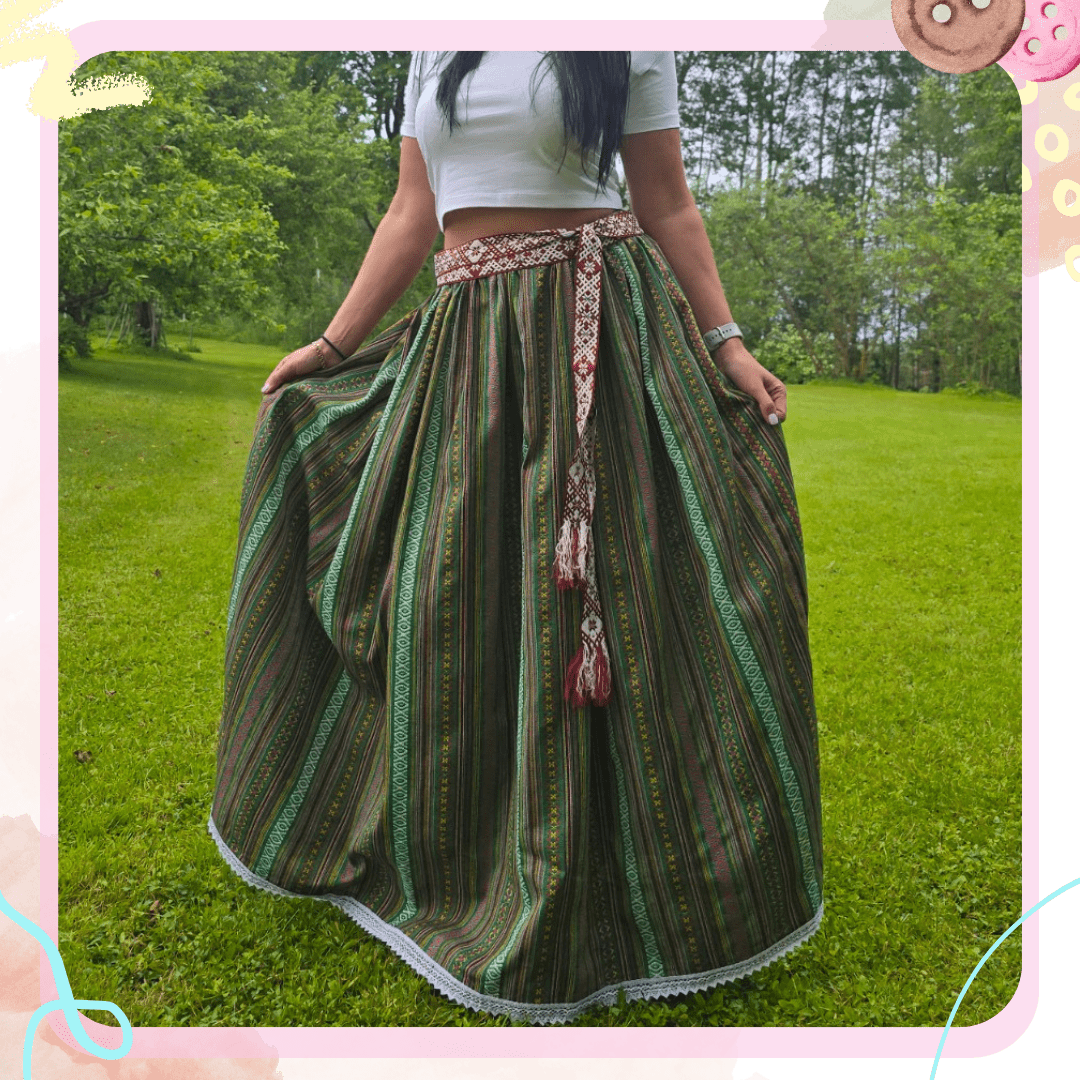 How to Sew a Midsummer Skirt - Šarlotes audumi