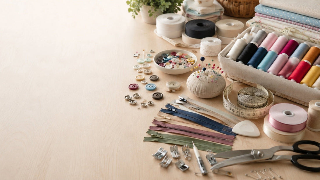 Sewing supplies in Cēsis, Charlotte Fabrics in-store