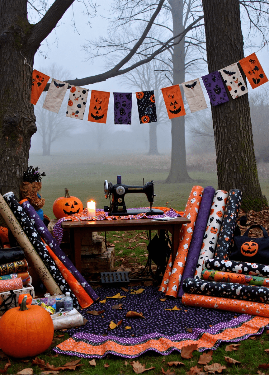 Halloween fabrics