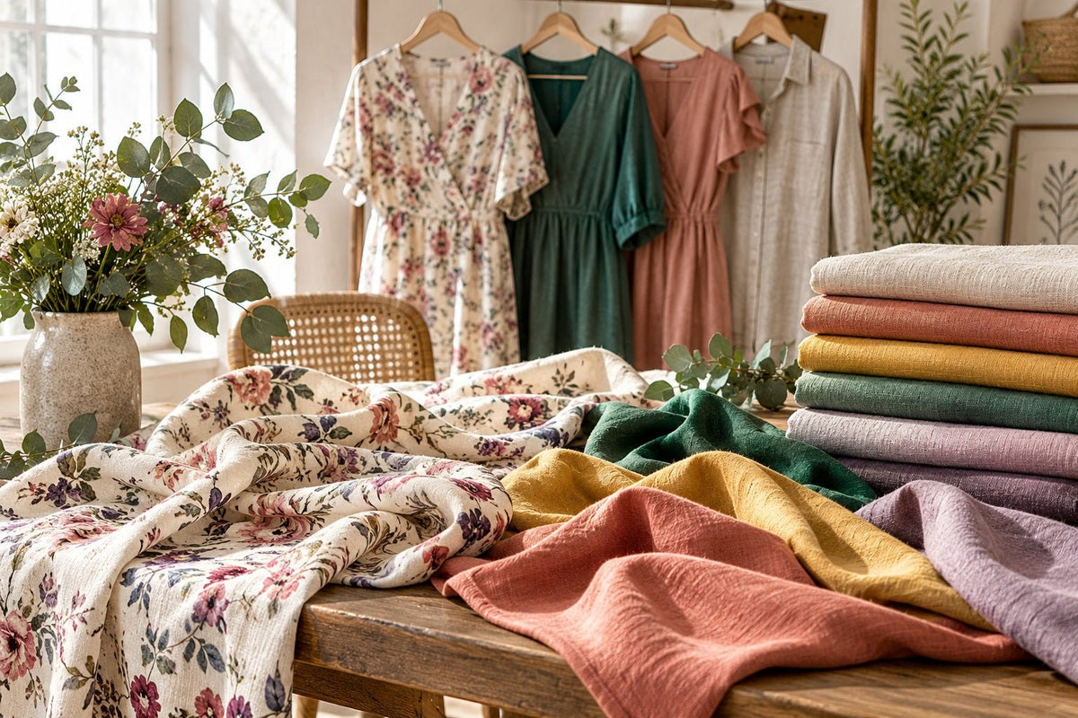 Viscose with linen - Charlotte fabrics