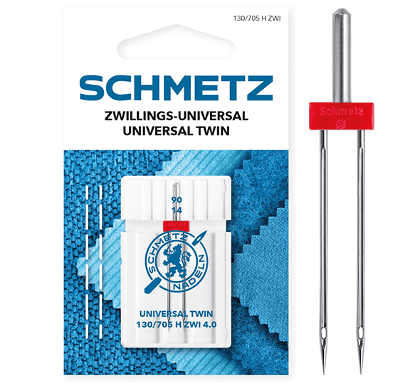 Šarnadeln für Nähmaschinen, doppelt, universal 130/705 H - Šarlotes audumi