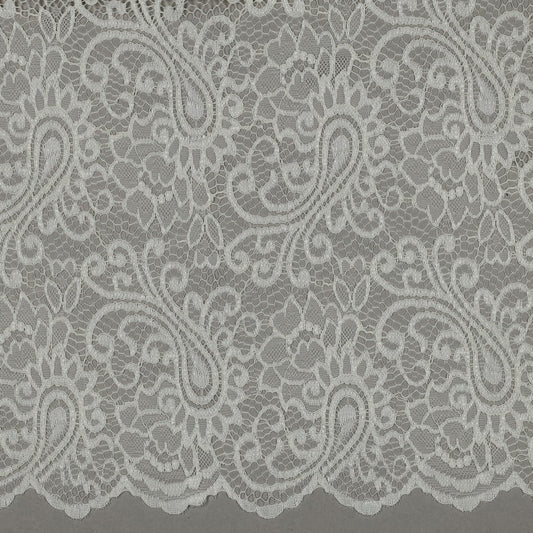 Mežģīņu audums-silti balts 130 g/m²