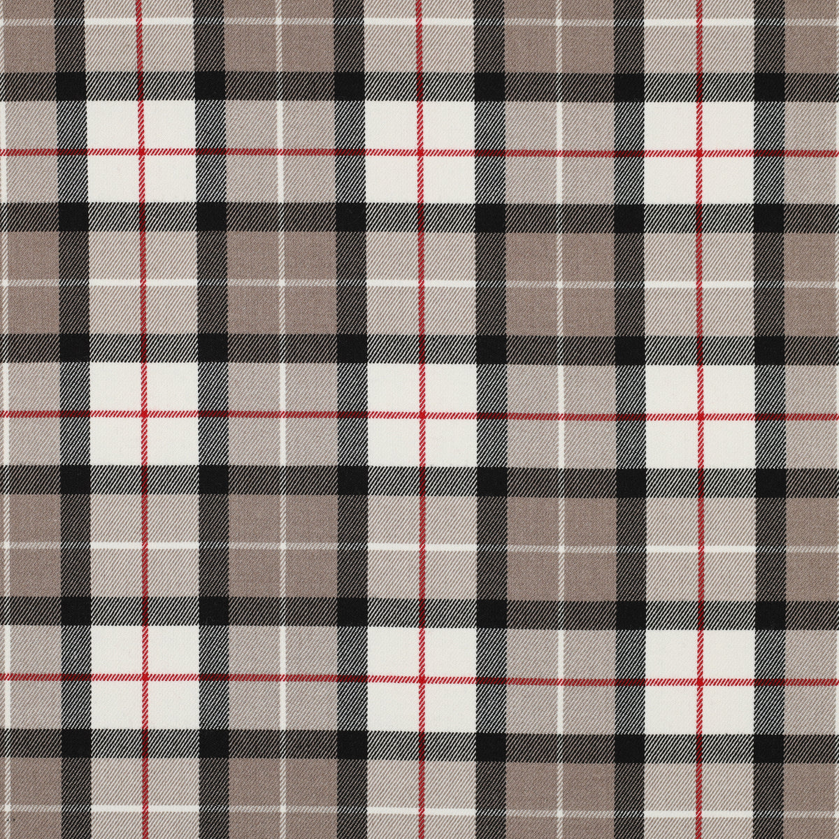 Suiting fabric - light cream checkered