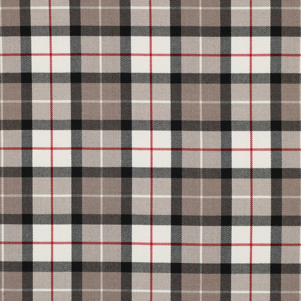 Suiting fabric - light cream checkered