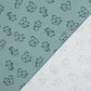 Flanelis-kai uz mint fona 165 g/m²
