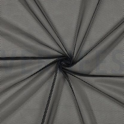 Tissu en maille, filet noir