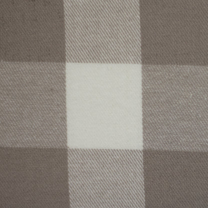 Flanelis-pelēkbrūnas rūtis 150 g/m²