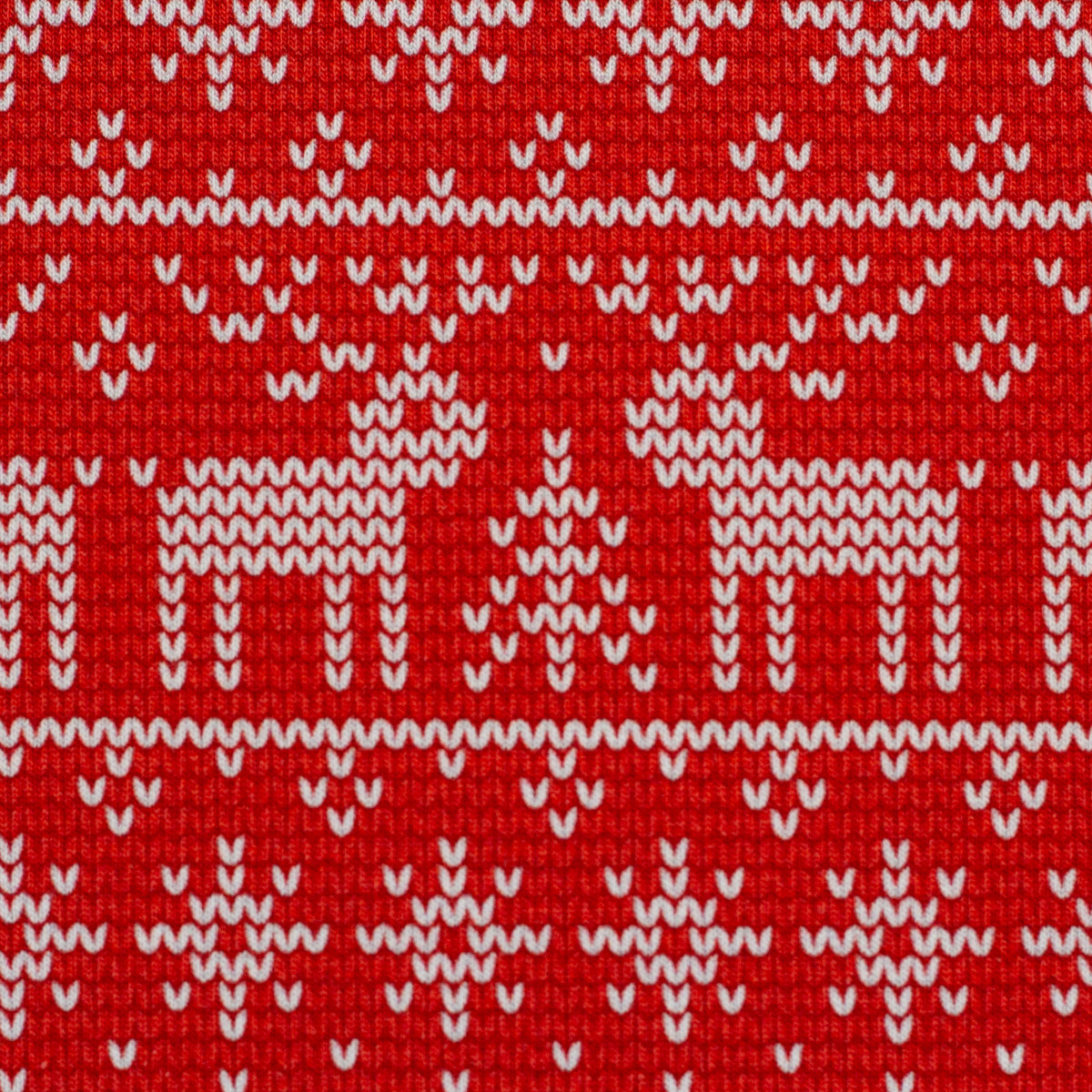 Kokvilnas cilpiņtrikotāža ar siltinājumu-Ziemassvētku raksts