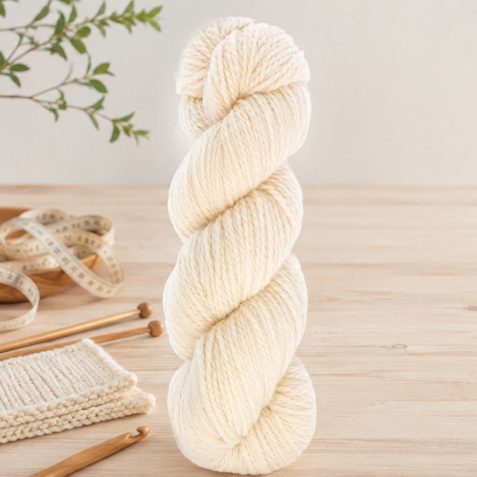 100% Australian sheep wool undyed yarn for knitting, crochet, and dyeing