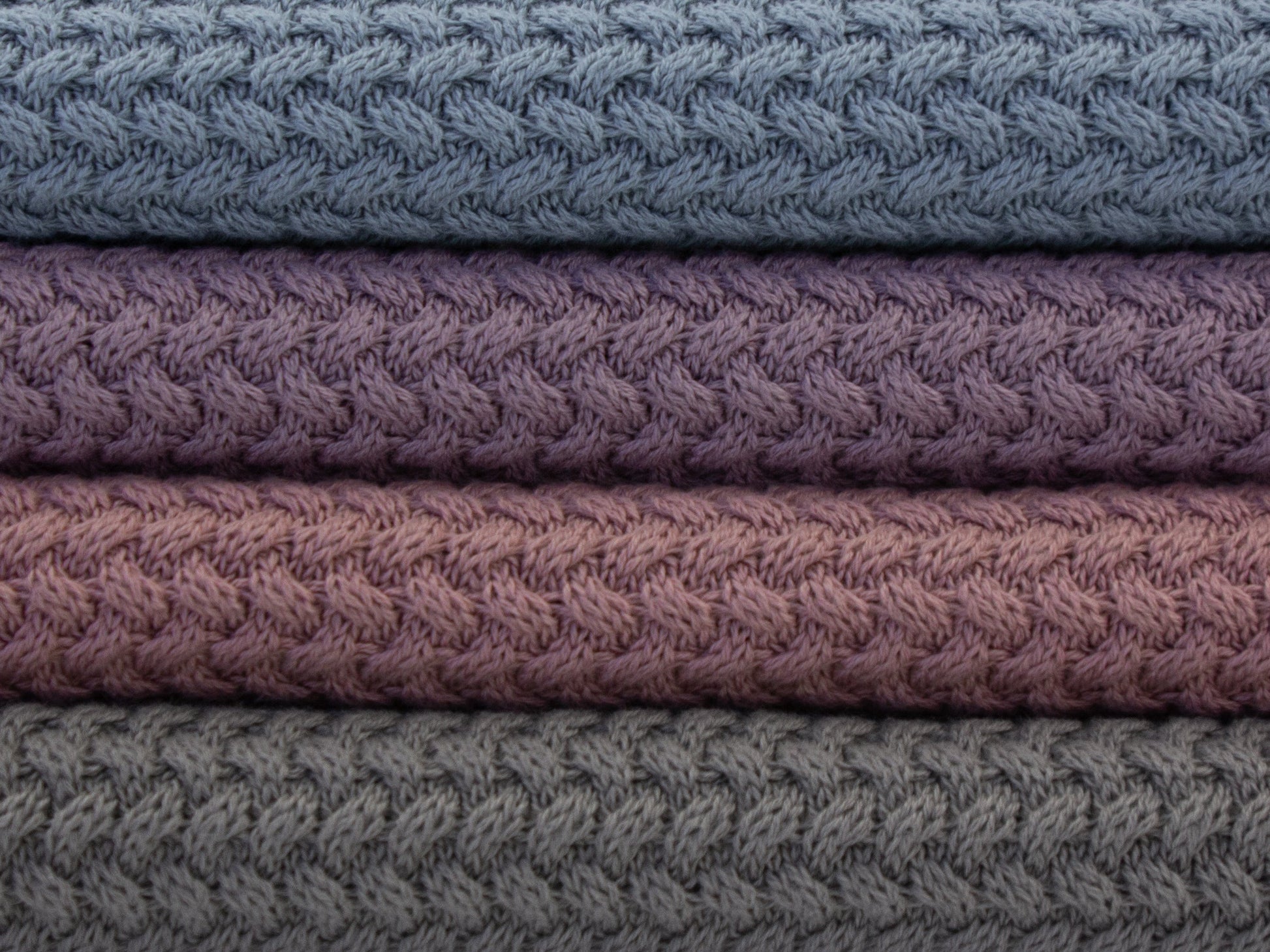 Tissu en maille 100 % coton - bleu-gris 525 g/m² – disponible chez Šarlotes audumi