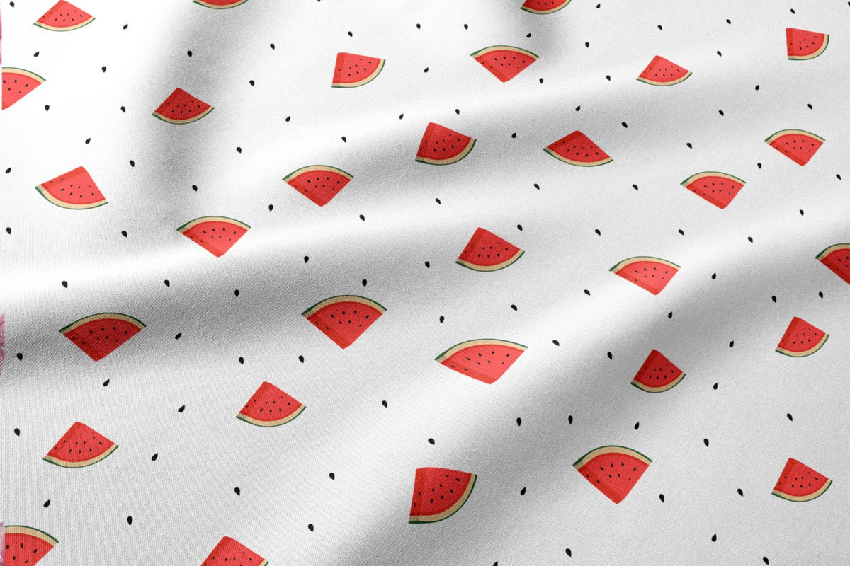 Image of 100% cotton watermelon fabric – available online Šarlotes audumi
