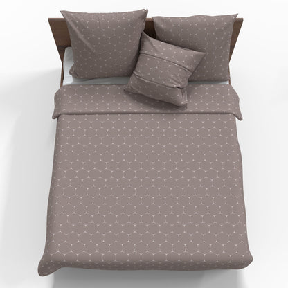 Image of 100% cotton fabric - geometric checks 220cm 146 g/m² – available at Šarlotes audumi