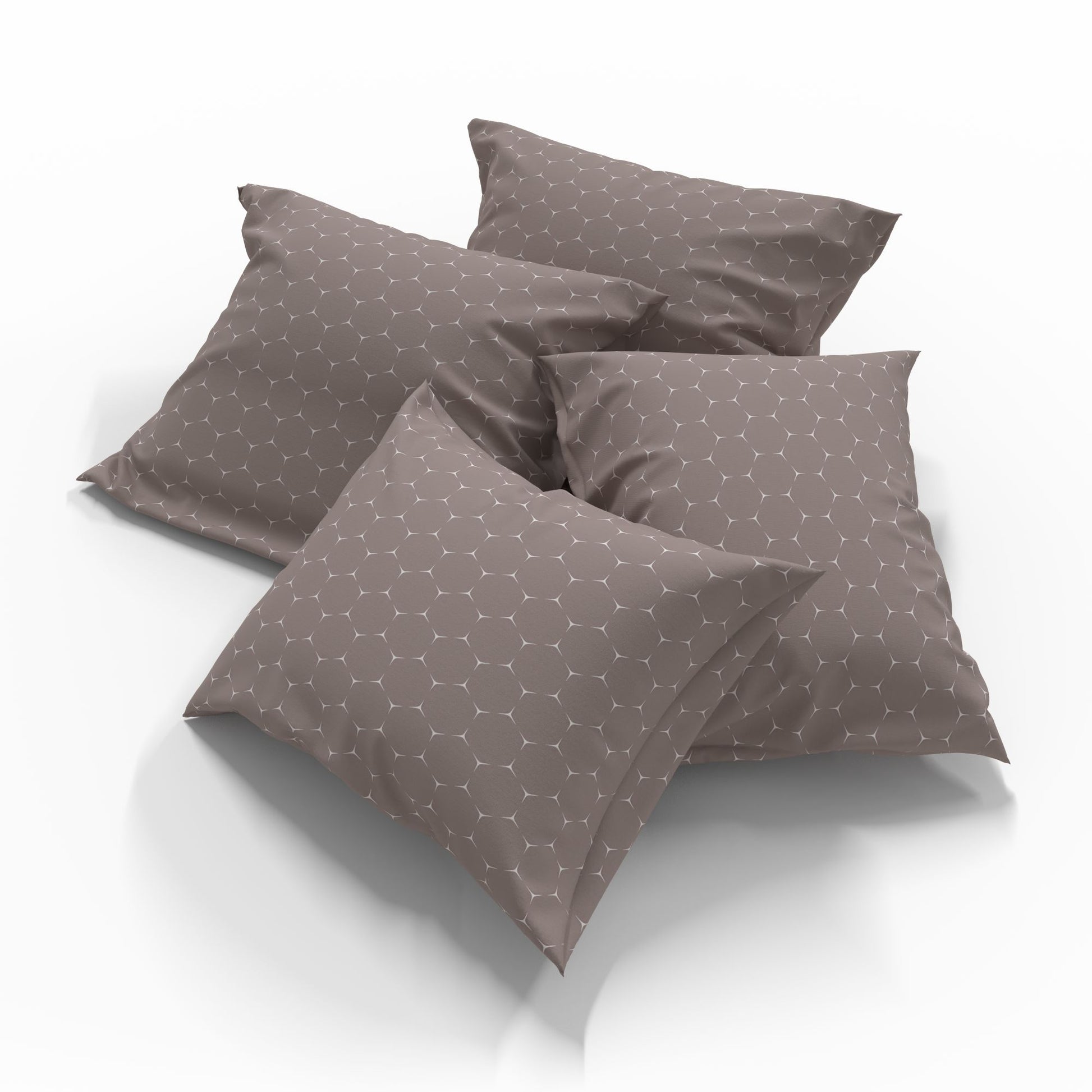 Image with 100% cotton fabric - geometric checks 220cm 146 g/m² – available at Šarlotes audumi