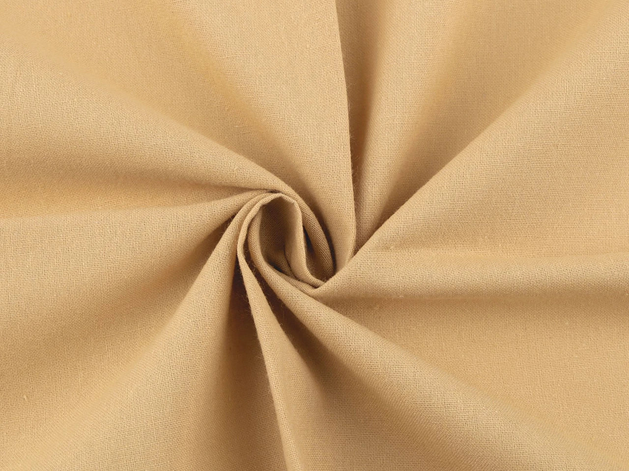 Image avec tissu 100 % coton, teinte crème brûlée, 125 g/m² – disponible chez Šarlotes audumi