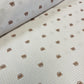 100% Kokvilnas audums - lācīši uz rūtaina fona 125 g/m²