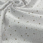 100% Kokvilnas audums - mazas zvaigznītes 125 g/m²