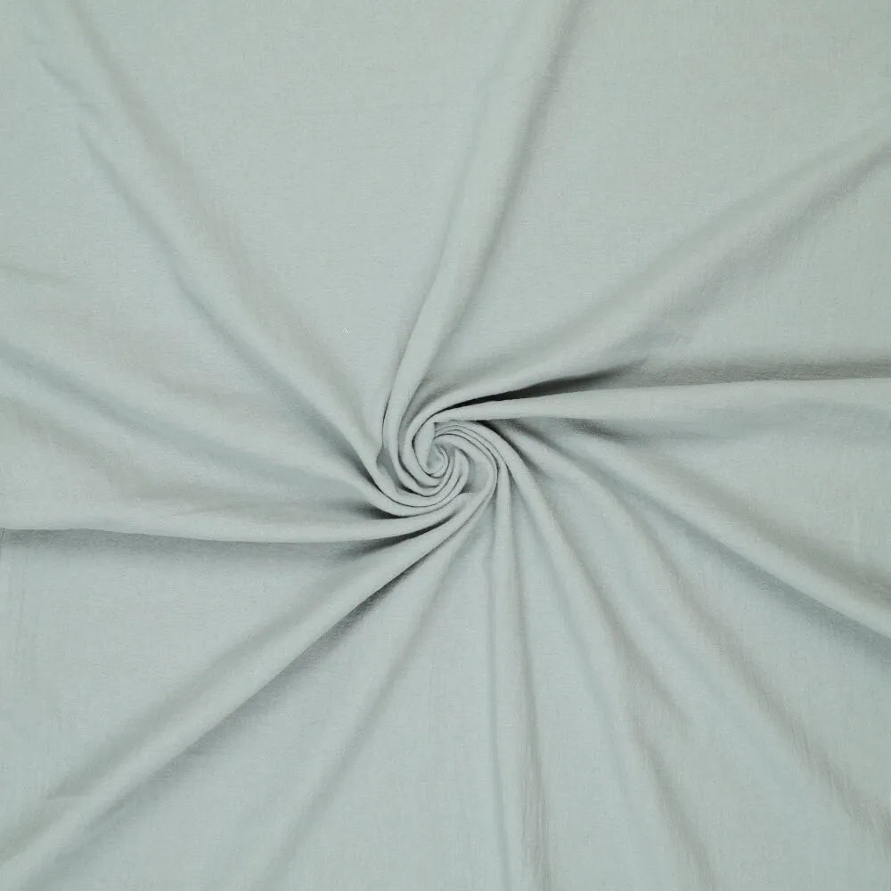 Image of 100% cotton fabric, washed| Washed - smoky blue 85 g/m² – available at Šarlotes audumi