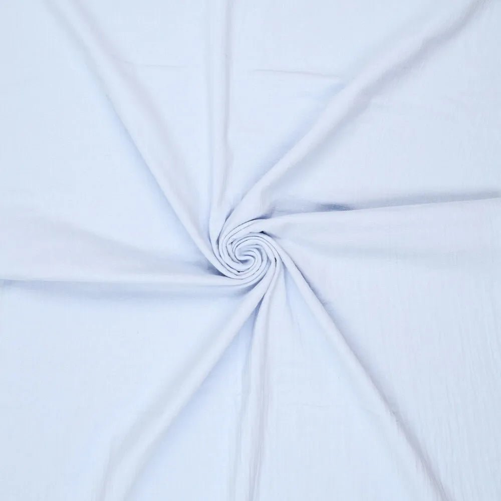 Tissu 100 % coton lavé | Washed - bleu clair 85 g/m² – disponible chez Charlotte tissus