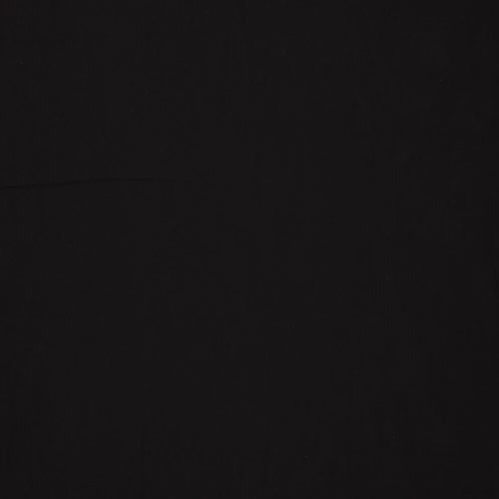 Attēls ar 100% kokvilnas audums mazgāts| Washed - melns 85 g/m² – pieejams Šarlotes audumi