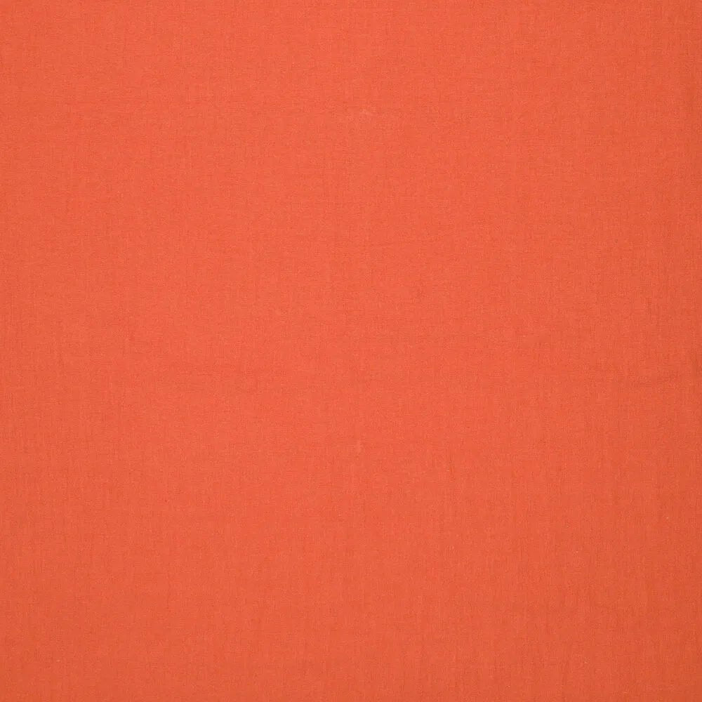 Image of 100% washed cotton fabric | Washed - orange 85 g/m² – available at Šarlotes audumi
