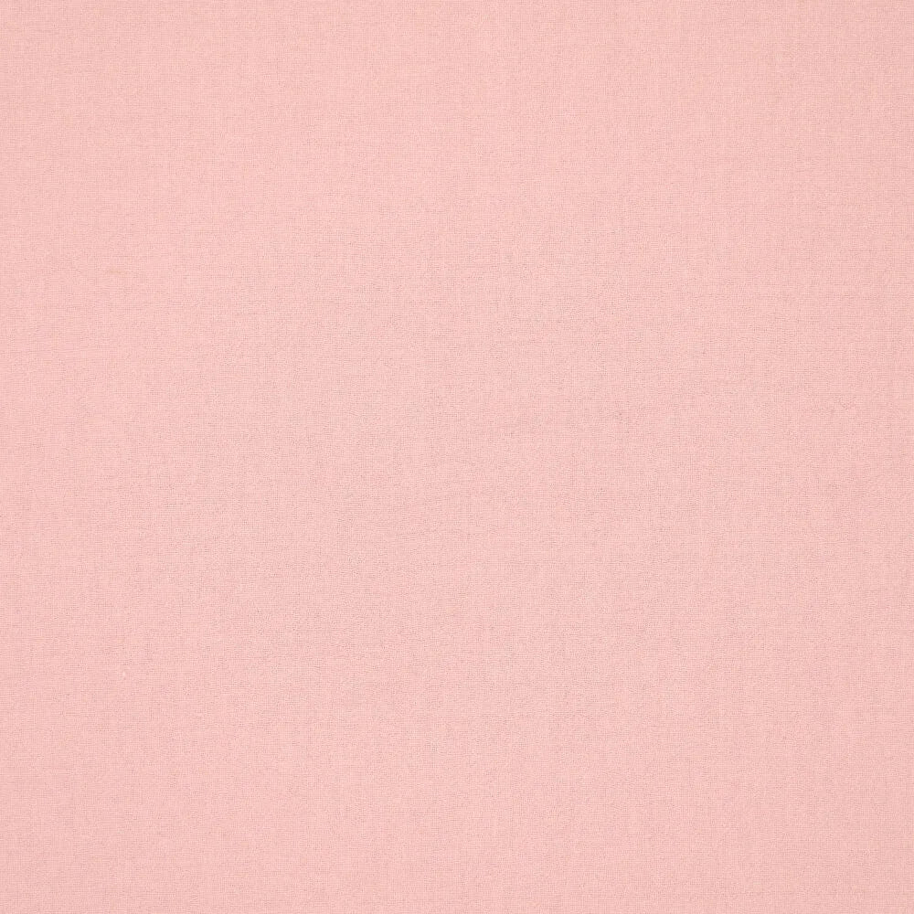 Image of 100% washed cotton fabric | Washed - powder pink 85 g/m² – available at Šarlotes audumi