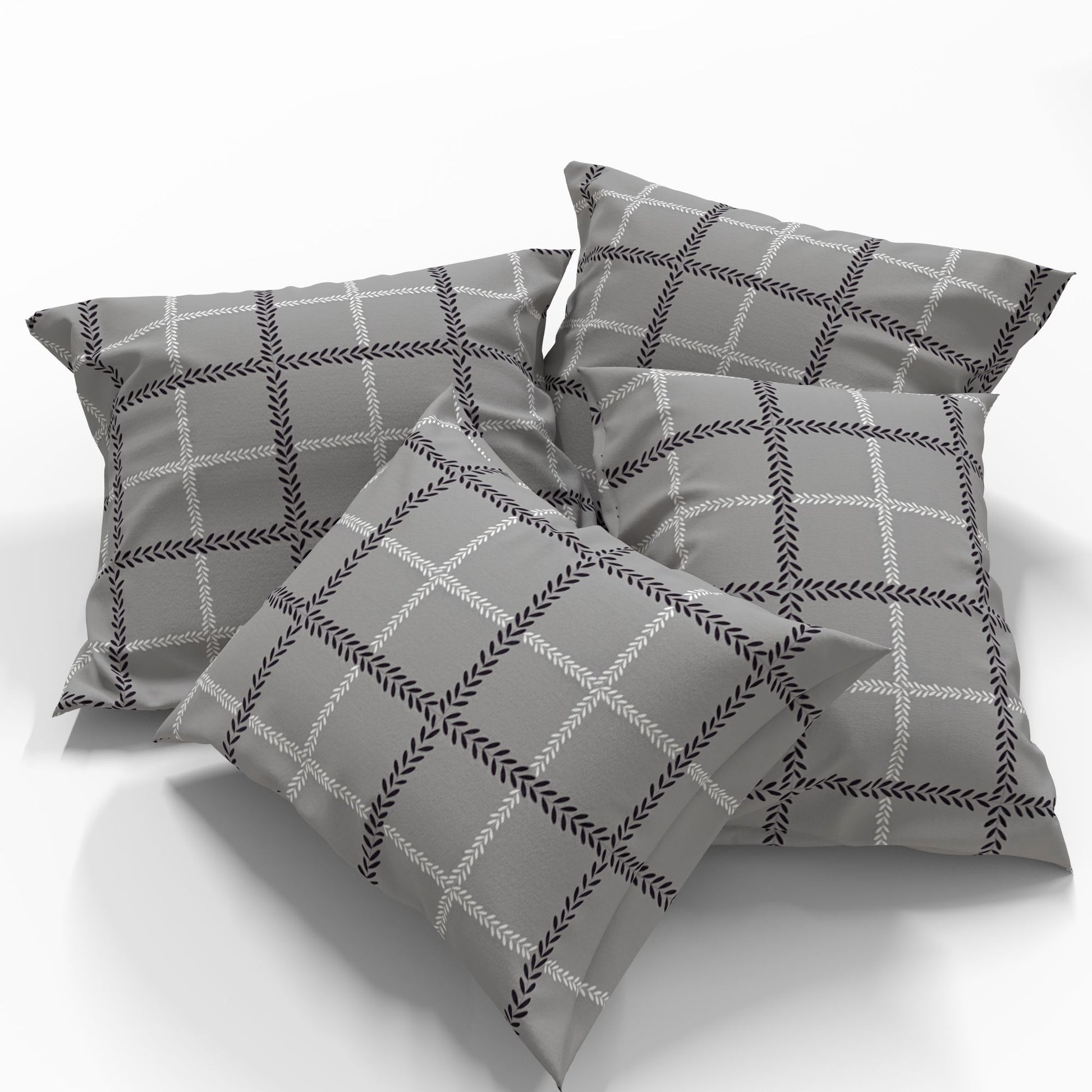 Image of 100% cotton fabric - modern checks 220cm 146 g/m² – available at Šarlotes audumi