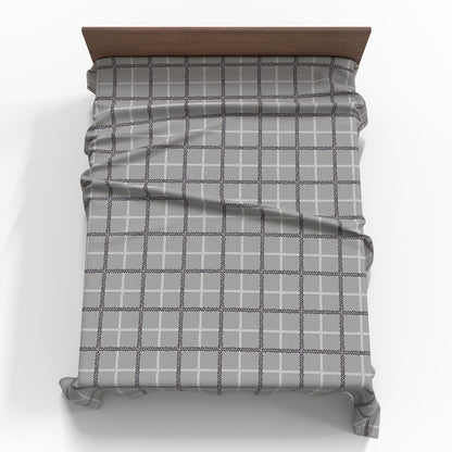 Image with 100% cotton fabric - modern checks 220cm 146 g/m² – available at Šarlotes audumi