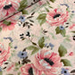 Attēls ar 100% Kokvilnas audums - peonijas 125 g/m² – pieejams Šarlotes audumi