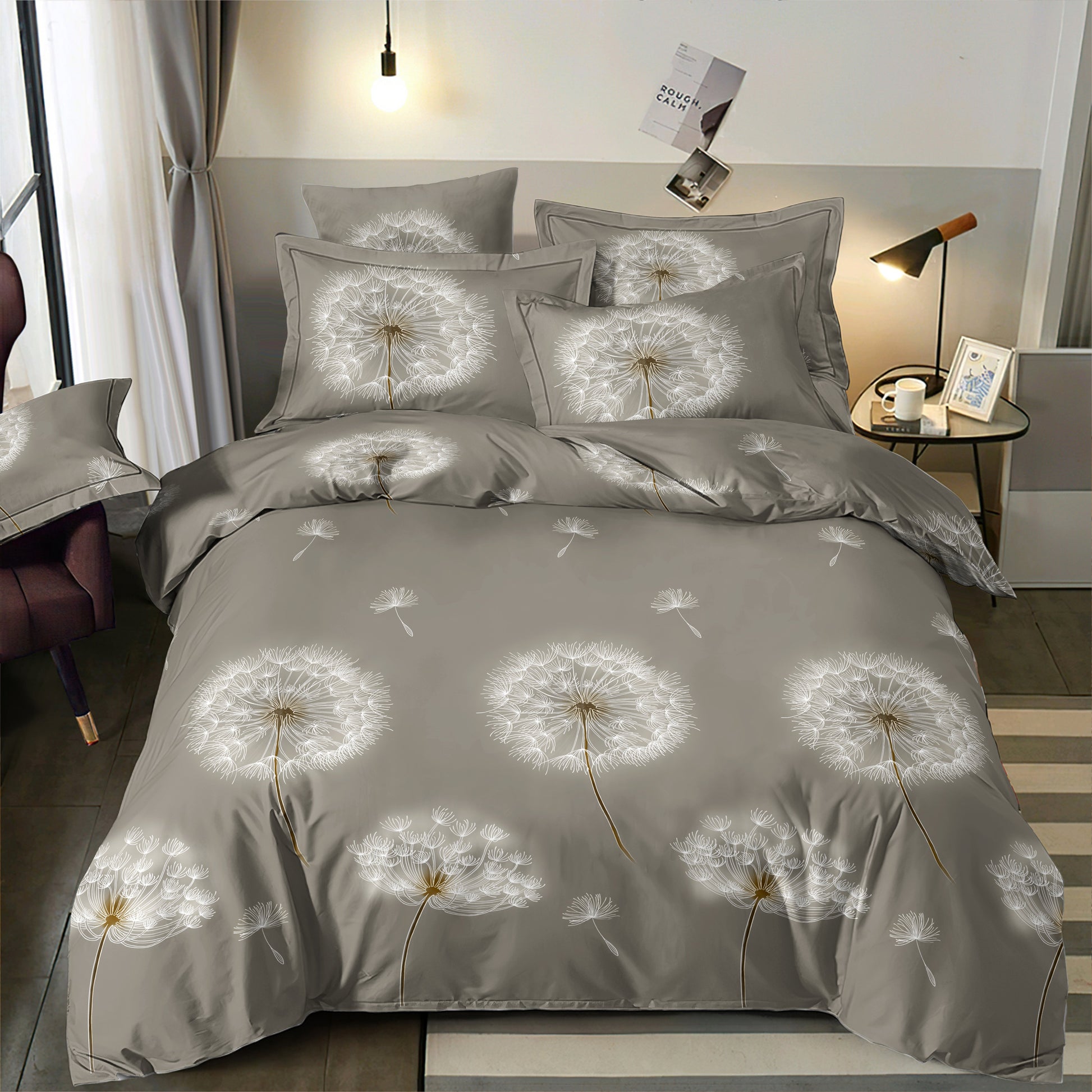 Photo de tissu 100 % coton - duvet de pissenlit 220 cm 146 g/m² – disponible chez Šarlotes audumi