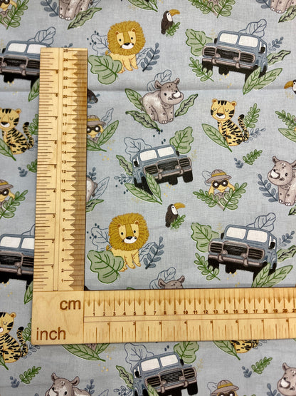 Tissu 100 % coton - expédition Safari 125 g/m²