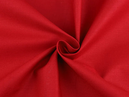 100% Cotton Fabric - Red 125 g/m²