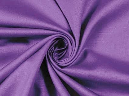 100% cotton fabric - dark lilac 220cm 146 g/m²
