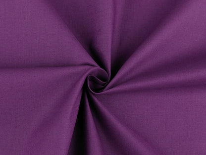 100% Cotton fabric - dark purple 125 g/m²