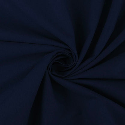 100% Cotton fabric - dark blue 125 g/m²
